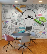 Office Wall Printing Design